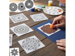 Šablony pro malování mandal 10 ks 11