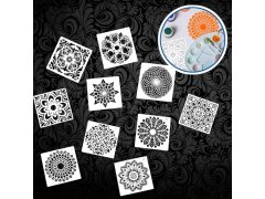 Šablony pro malování mandal 10 ks 6