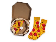 Sada 4 párů ponožek - pizza 19