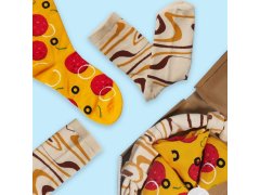 Sada 4 párů ponožek - pizza 6