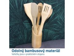 Sada bambusového kuchyňského náčiní 6 ks 3