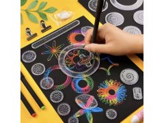 Sada kreslicích šablon - spirograf 15