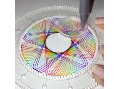 Sada kreslicích šablon - spirograf 6