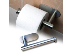 Samolepicí nerezový držák na toaletní papír