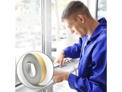Samolepící těsnění do oken a&nbsp;dveří 2,5 m - šedé 3