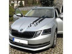 Samolepka na auto - pruhy přerušované černé 5