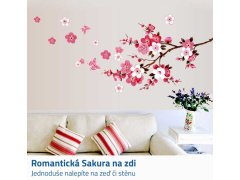 Samolepka na zeď - Sakura 2