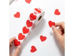 Samolepky srdíčka - 500 ks 11
