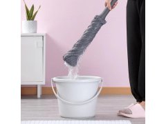 Samoždímací kulatý mop s&nbsp;třásněmi 4