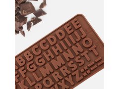 Silikonová forma na čokoládu - písmena 4
