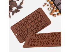 Silikonová forma na čokoládu - písmena 5