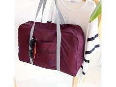 Skládací cestovní taška - vínová 7
