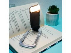 Skládací LED lampička na čtení s klipem 6