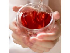 Skleněný hrnek s&nbsp;dvojitou stěnou - srdíčko 4