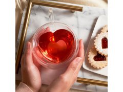 Skleněný hrnek s&nbsp;dvojitou stěnou - srdíčko 6