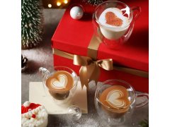 Skleněný hrnek s&nbsp;dvojitou stěnou - srdíčko 8