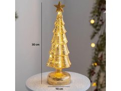Skleněný svítící LED stromeček 6