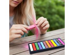 Smývatelné křídy na vlasy - 12 barev 1