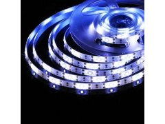 Solární LED páska 3 m - studená bílá 6