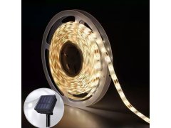 Solární LED páska 3 m - teplá bílá 10