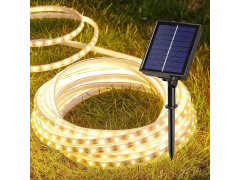 Solární LED páska 3 m - teplá bílá 9