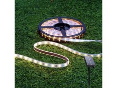 Solární LED páska 5 m - teplá bílá 5