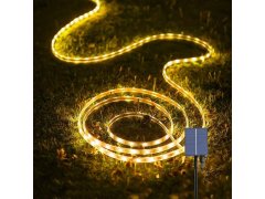 Solární LED páska 5 m - teplá bílá 7