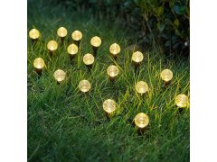 Solární LED světlo do země s bublinkovým efektem - 10 světelných bodů 10