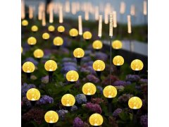 Solární LED světlo do země s bublinkovým efektem - 10 světelných bodů 7