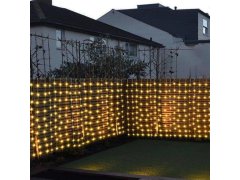 Solární LED závěs - 10 pramenů × 1 m - teplá bílá 5