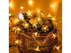 Solární světelný řetěz - květiny 13