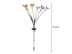 Solární zápich - motýlci 4