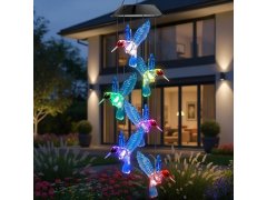 Solární závěsná dekorace - létající kolibříci 3