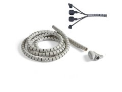 Spirálový organizér kabelů - 2 m, průměr 2 cm 3