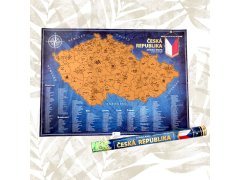 Stírací mapa České republiky 6