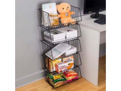 Stohovatelný třípatrový kovový organizér 5