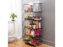 Stohovatelný třípatrový kovový organizér 6