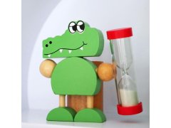 Stojánek na kartáček s&nbsp;přesýpacími hodinami 10