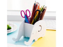 Stojánek na stůl, na tužky/mobil - slon 1