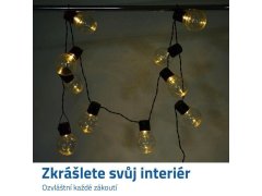 Světelný řetěz do interiéru - žárovky 2