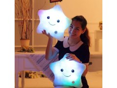 Svítící polštář - hvězdička 12