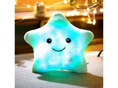 Svítící polštář - hvězdička 14