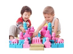 Tekutý kinetický písek mega set 2000 g - plastový kyblík 11