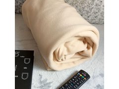 Televizní deka s&nbsp;rukávy - krémová 3