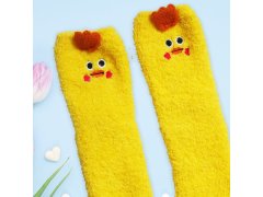 Teplé ponožky - kuřátko 4
