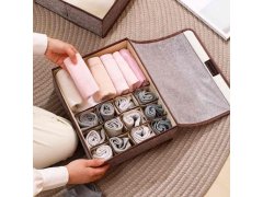 Textilní úložný box s přihrádkami - malý