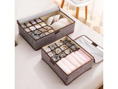 Textilní úložný box s přihrádkami - velký 8