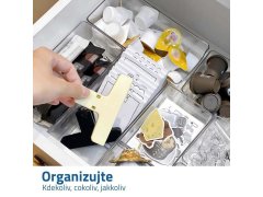 Transparentní organizér - dlouhý obdélníkový 3