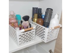 Úložný box s&nbsp;úchytkami - bílý 10
