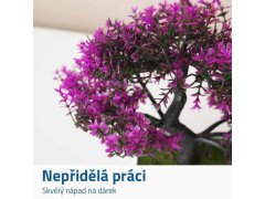 Umělá bonsai - fialová 3